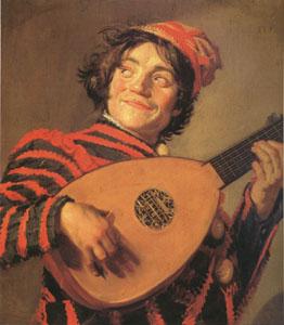 Frans Hals Jester with a Lute (mk05) oil painting image